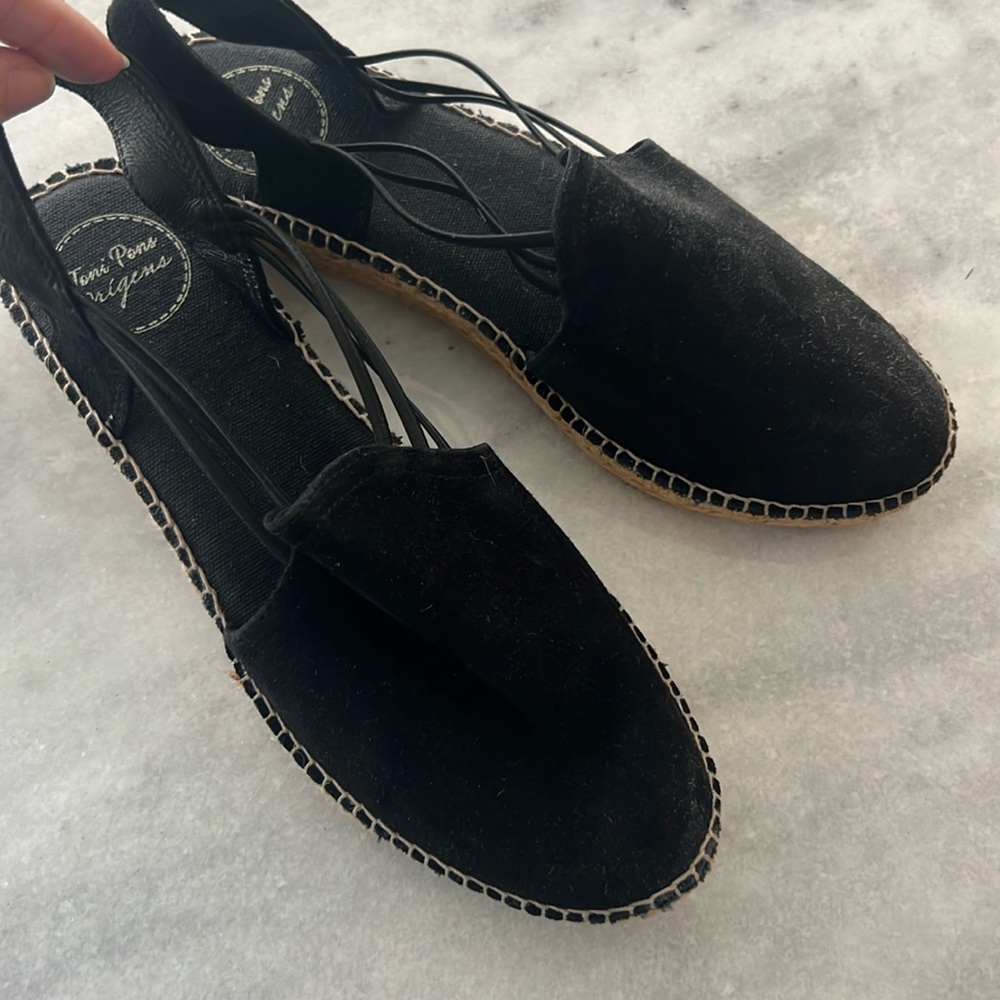 Toni Pons Black Espadrilles New Unworn